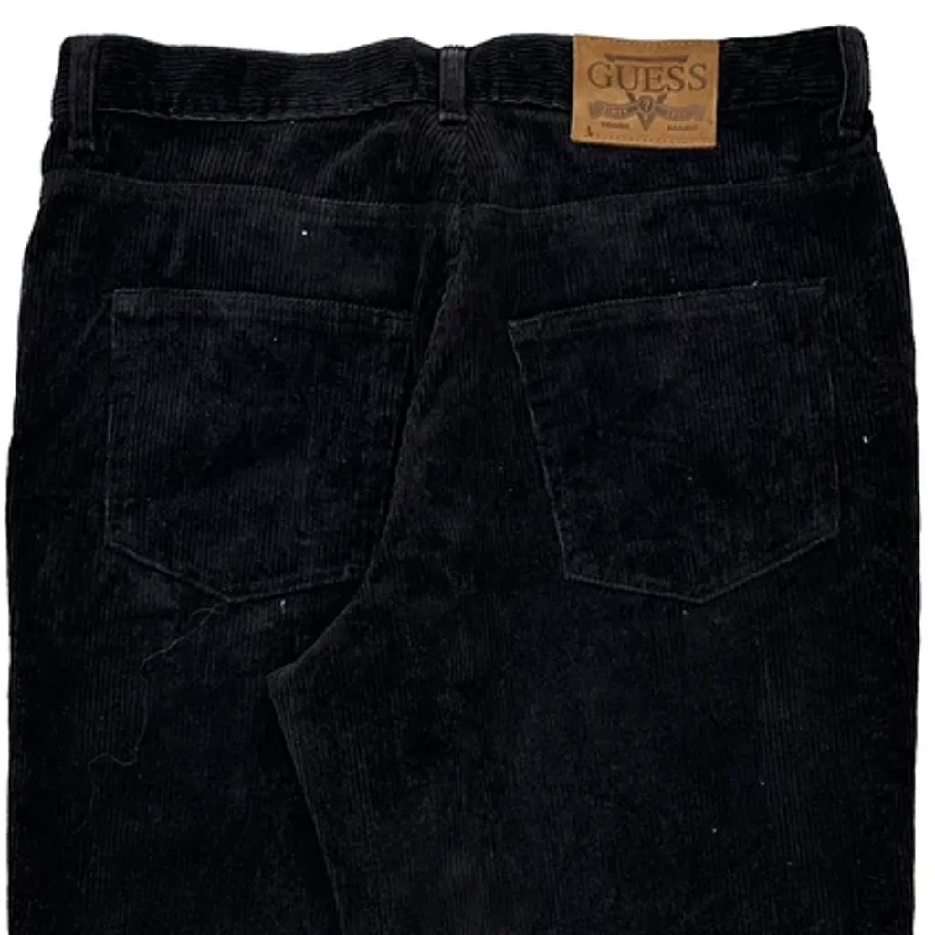 Guess Cord Pants - 32″ Waist Black Cotton Blend - Image 8