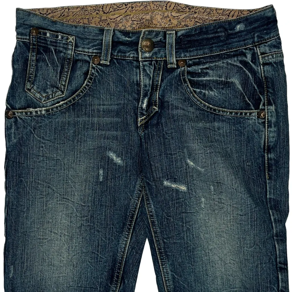 Guess Denim Shorts - 31W US 8 Blue Cotton - Image 9