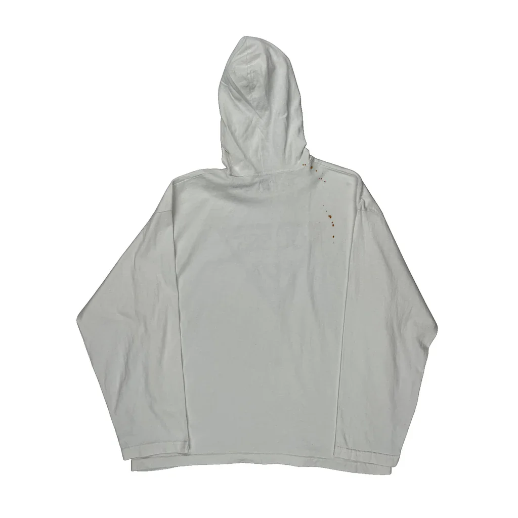 Guess Graphic Hoodie - Medium White Cotton - Image 2