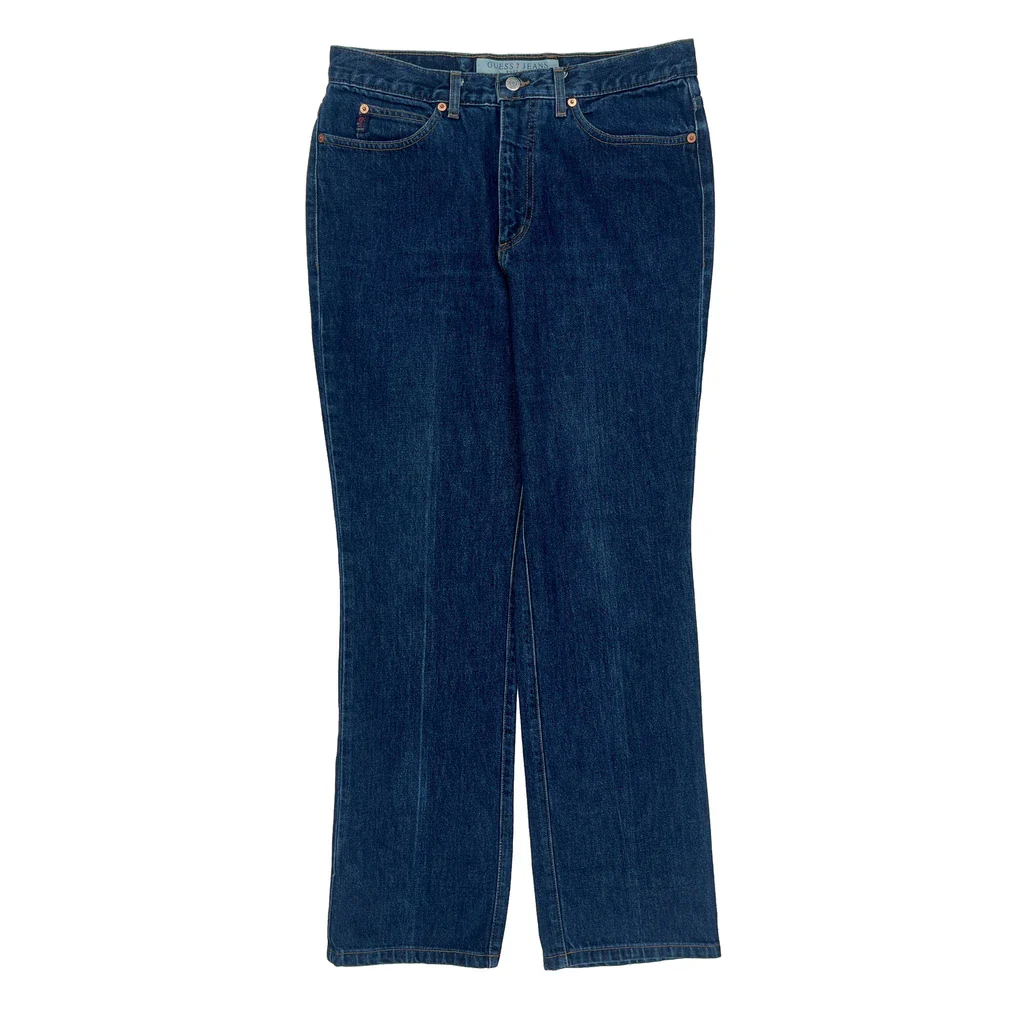Guess Boot Cut Jeans - 31W 31L Blue Cotton - Image 2