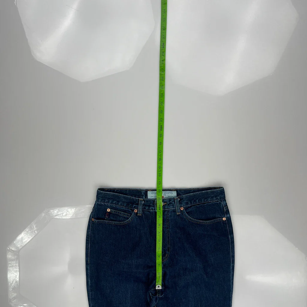 Guess Boot Cut Jeans - 31W 31L Blue Cotton - Image 4