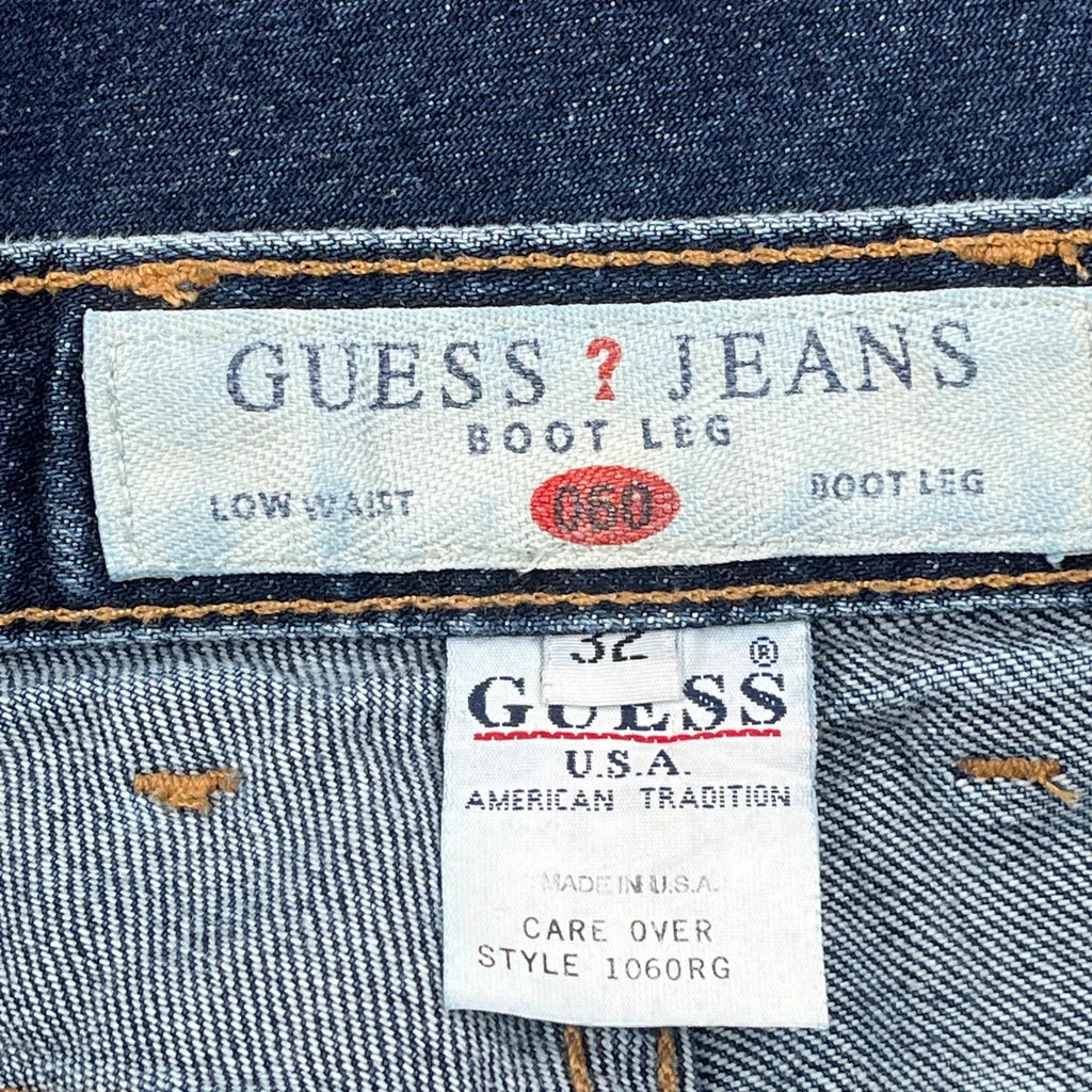 Guess Boot Cut Jeans - 31W 31L Blue Cotton - Image 6