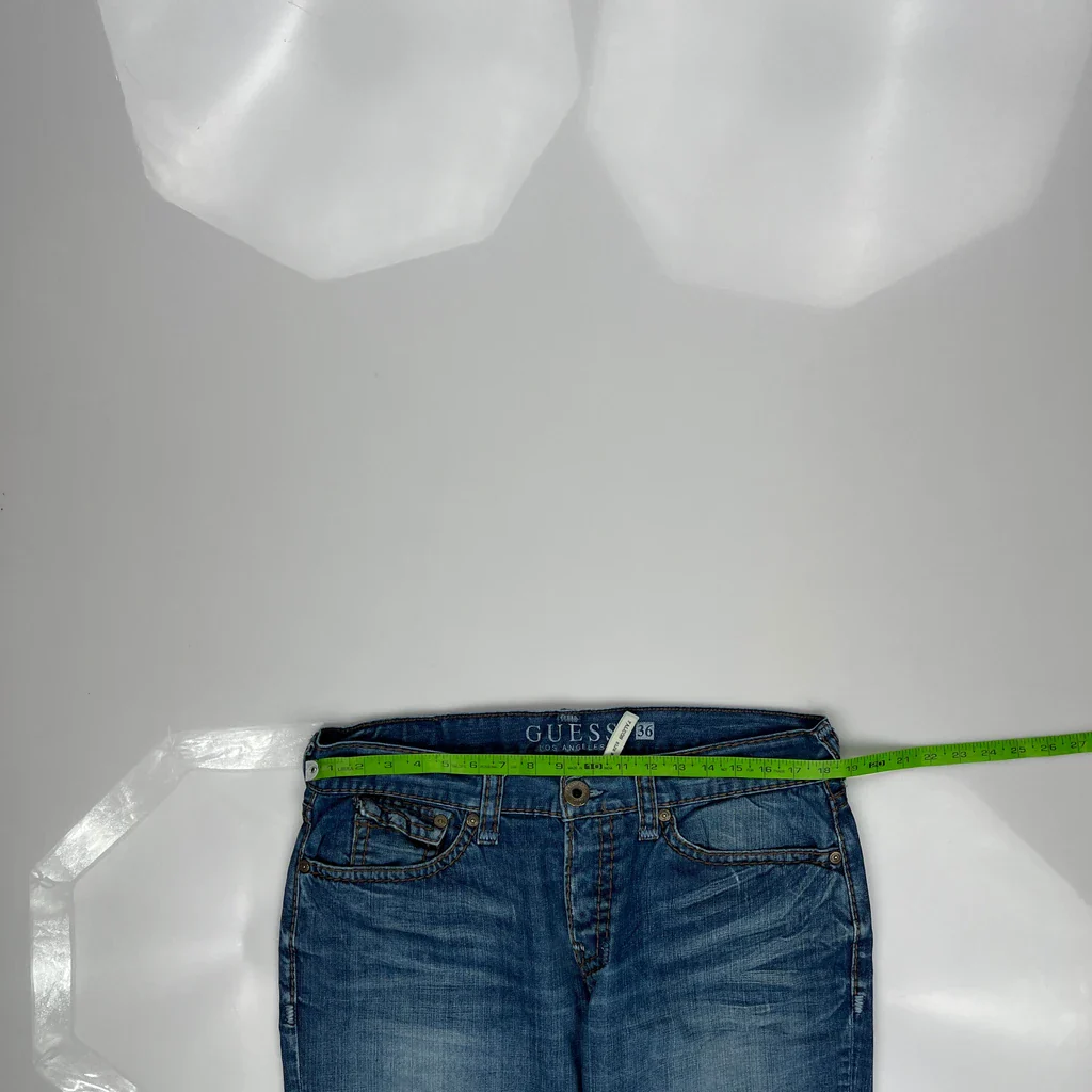 Guess Boot Cut Jeans - 36W 30L Blue Denim - Image 3