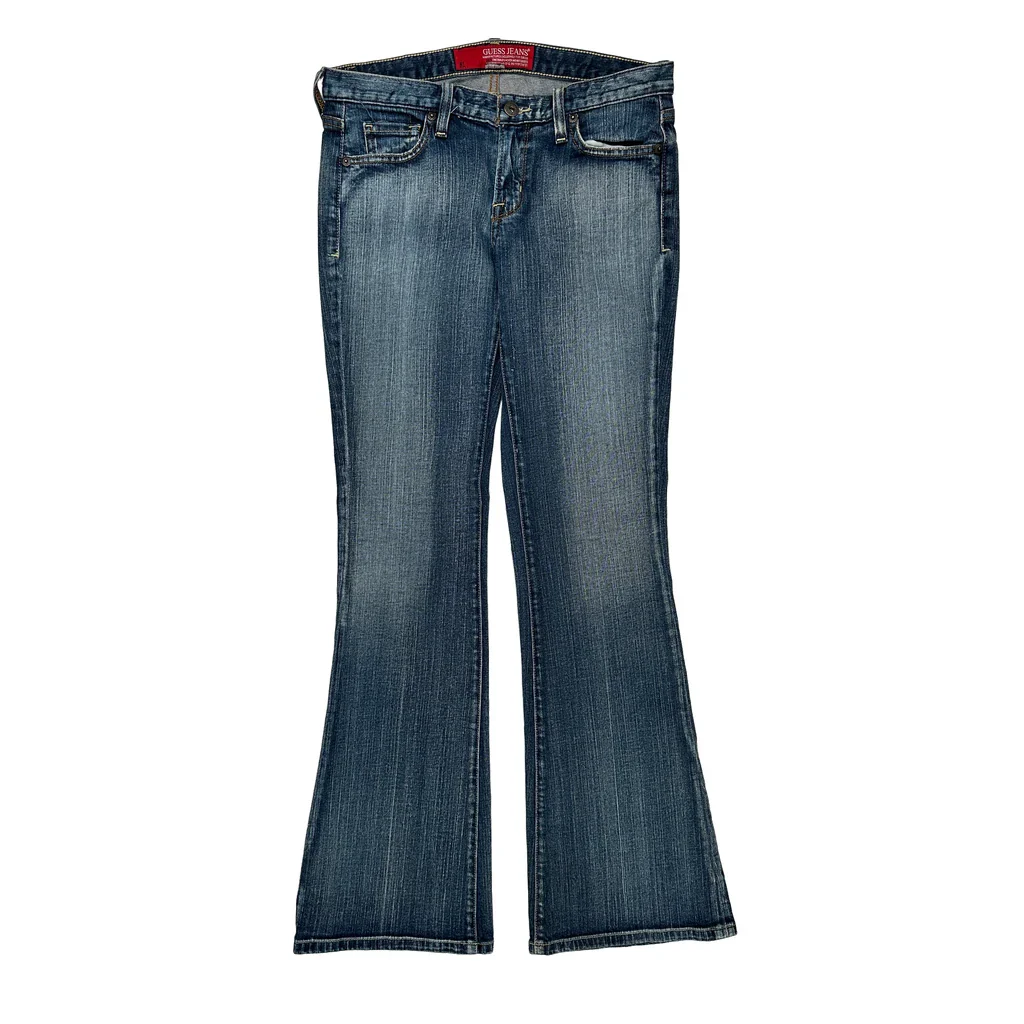Guess Boot Cut Jeans - 30W US 4 Blue Cotton - Image 2