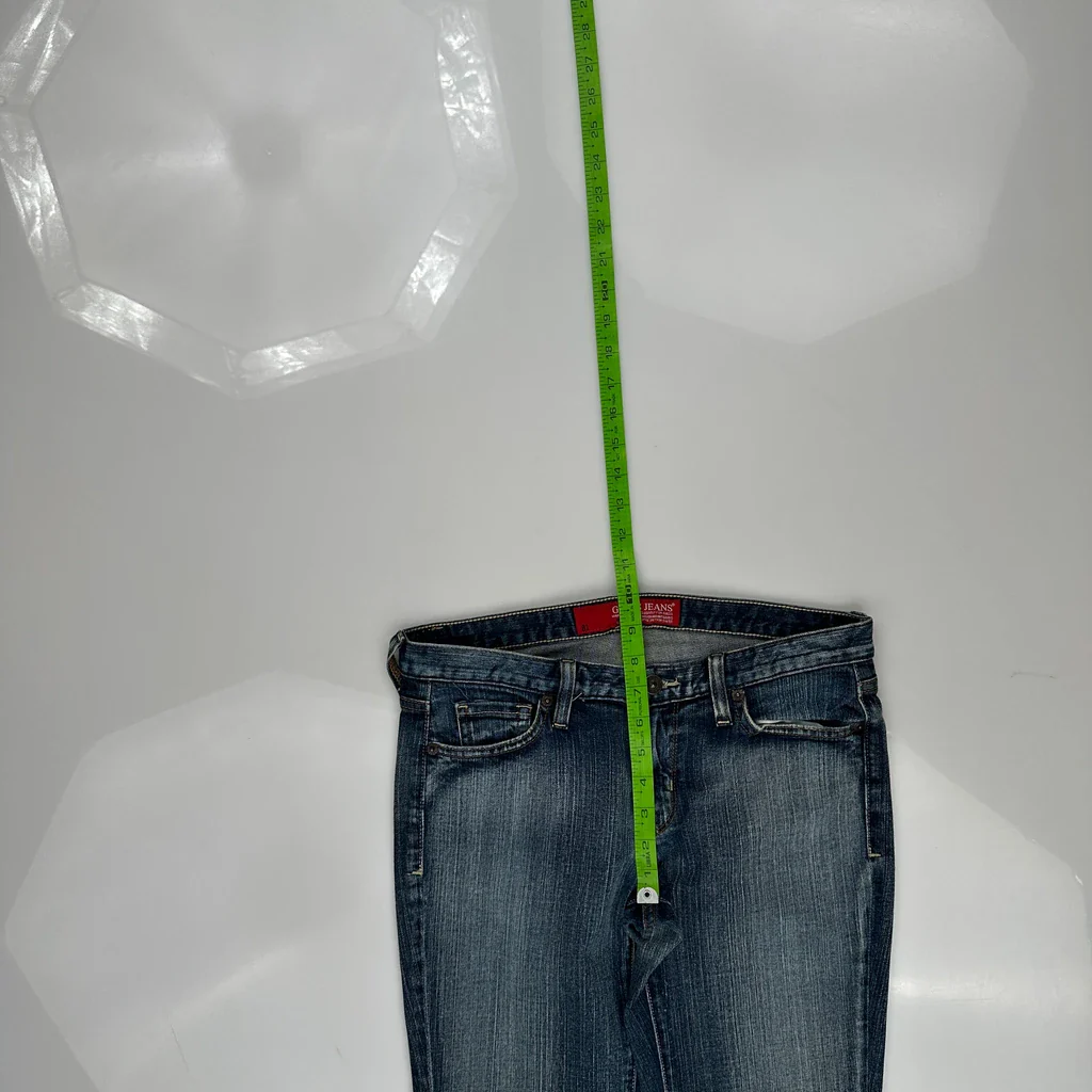 Guess Boot Cut Jeans - 30W US 4 Blue Cotton - Image 4