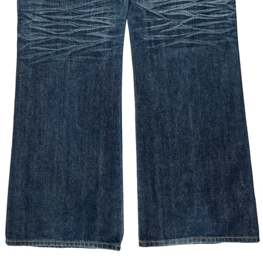 Guess Boot Cut Jeans - 32W UK 10 Blue Cotton - Image 7