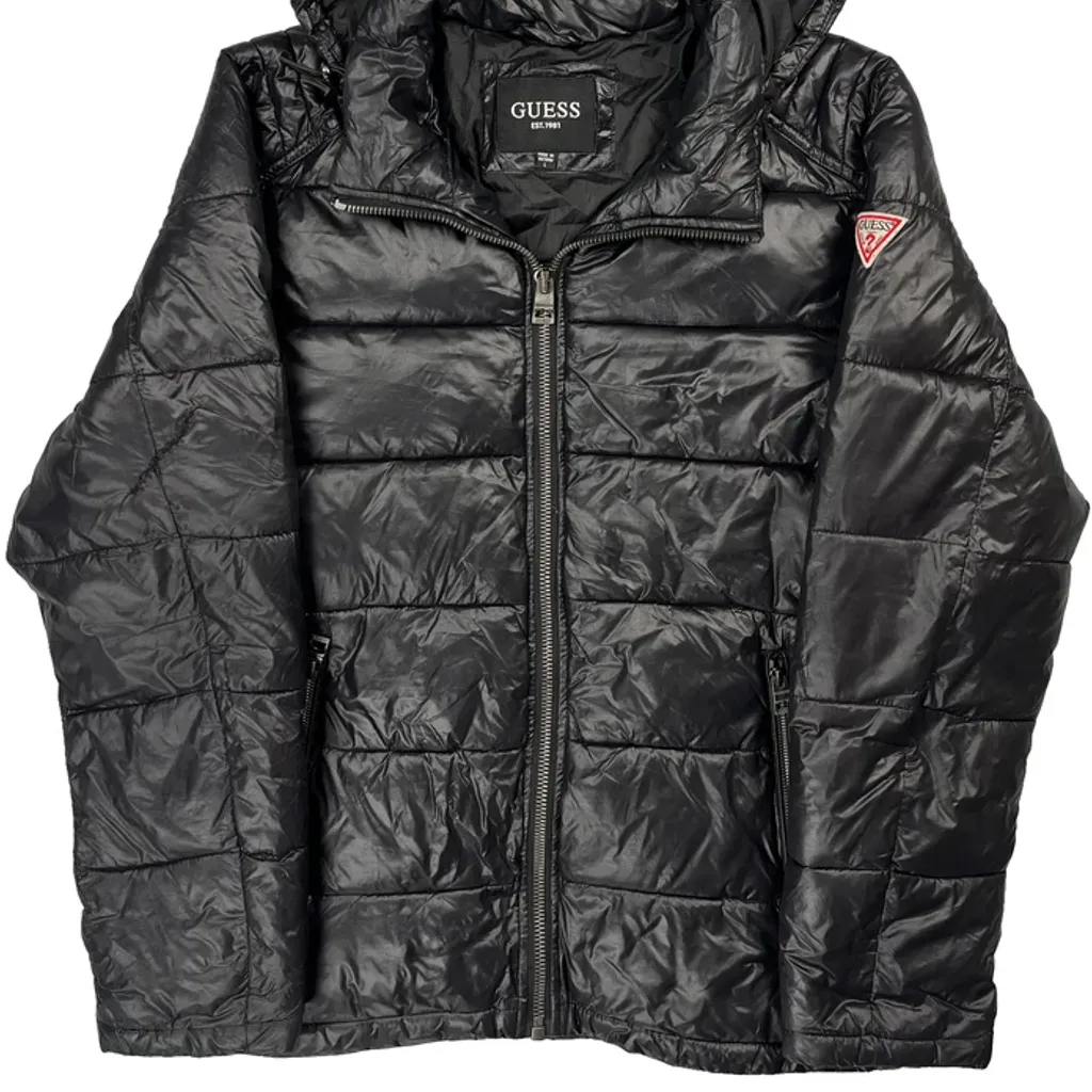 Guess Puffer - Large Black Polyester - Image 4