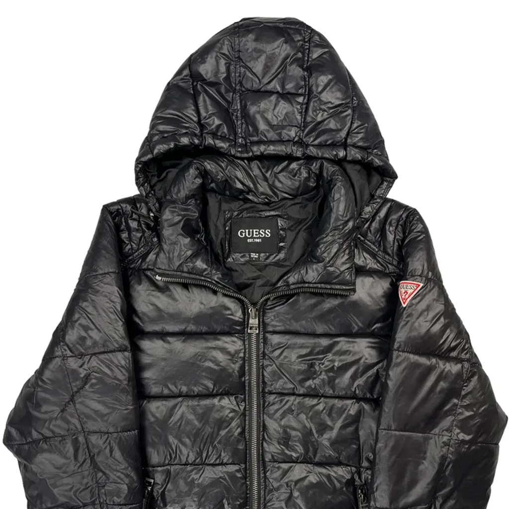 Guess Puffer - Large Black Polyester - Image 5