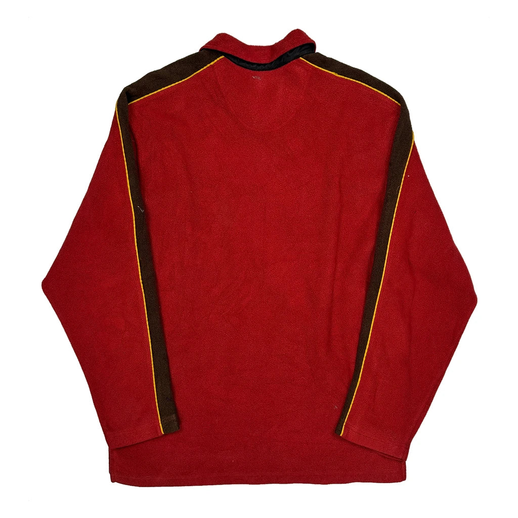 Guess Collared Rugby Shirt - Large Red Polyester - Image 2