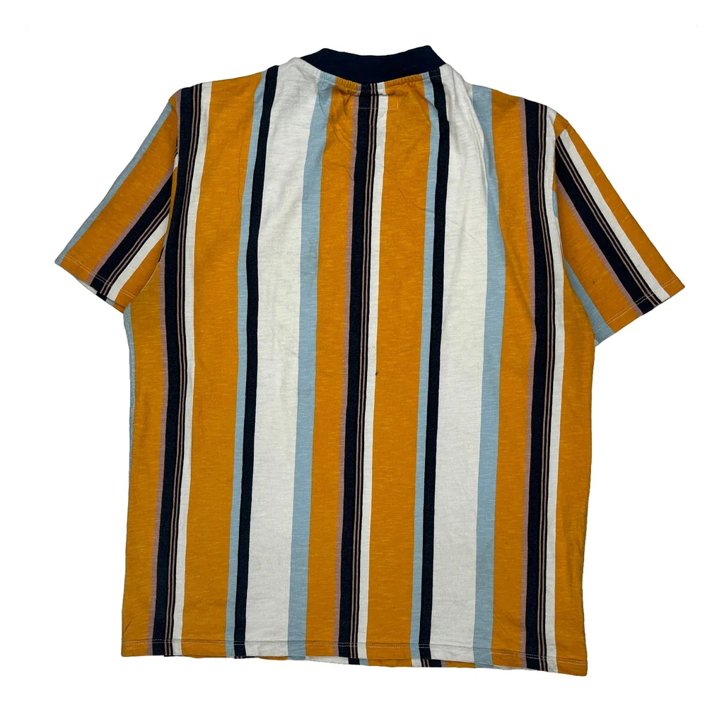 Guess Striped T-Shirt - Medium Multicoloured Cotton - Image 2