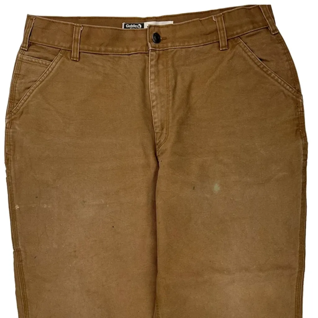 Guide Series Carpenter Pants - 36W 28L Brown Cotton - Image 9