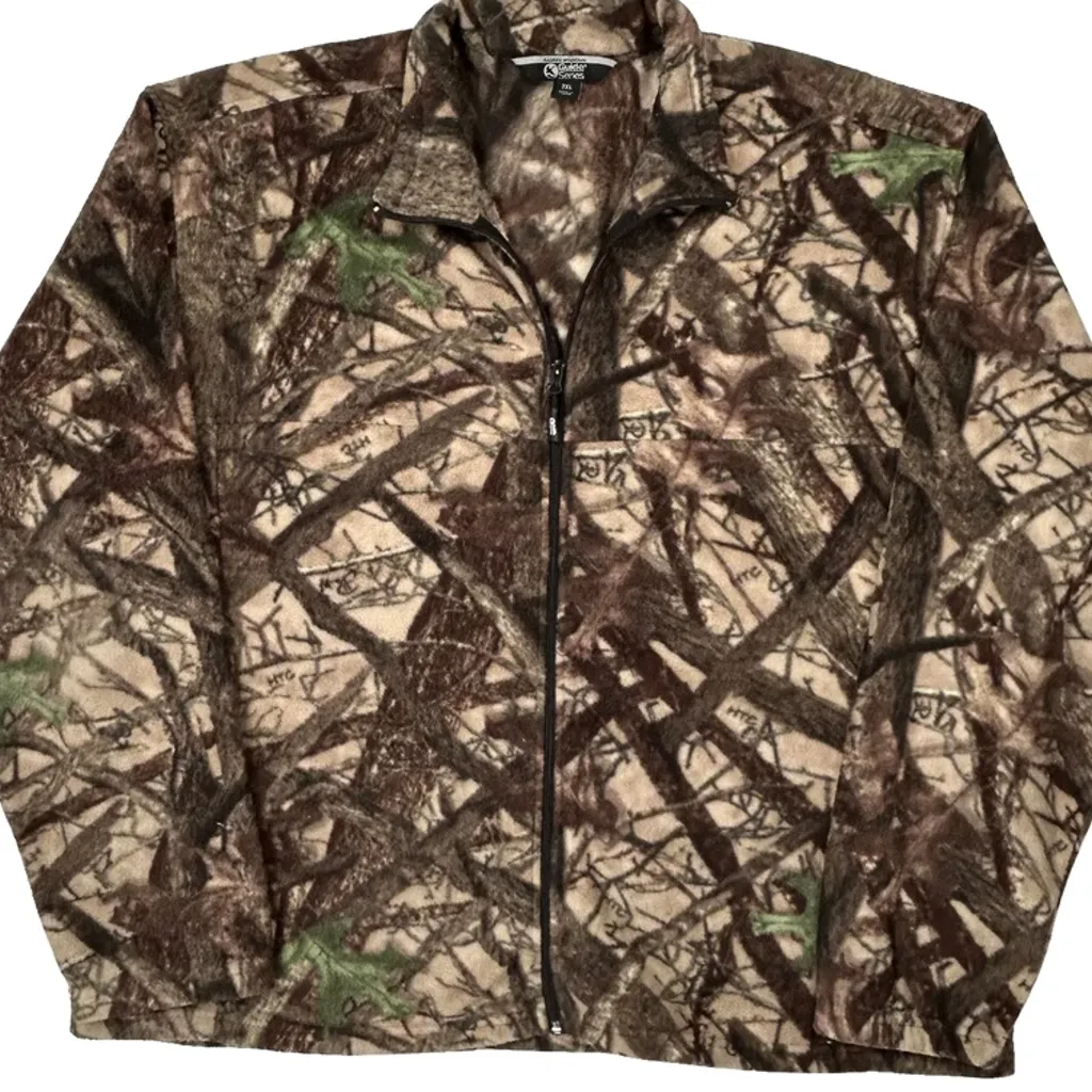 Guide Series Camo Fleece Jacket - 2XL Brown Polyester - Image 5