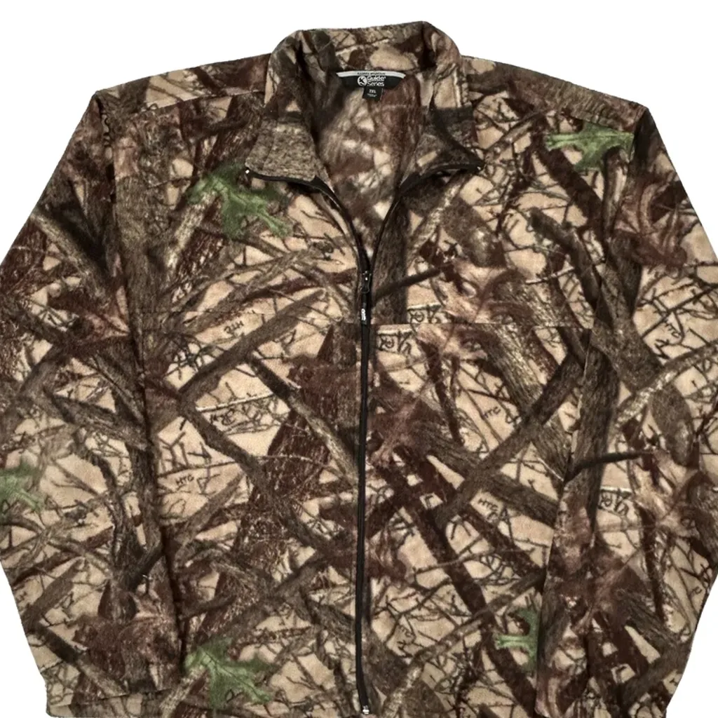 Guide Series Camo Fleece Jacket - 2XL Brown Polyester - Image 6