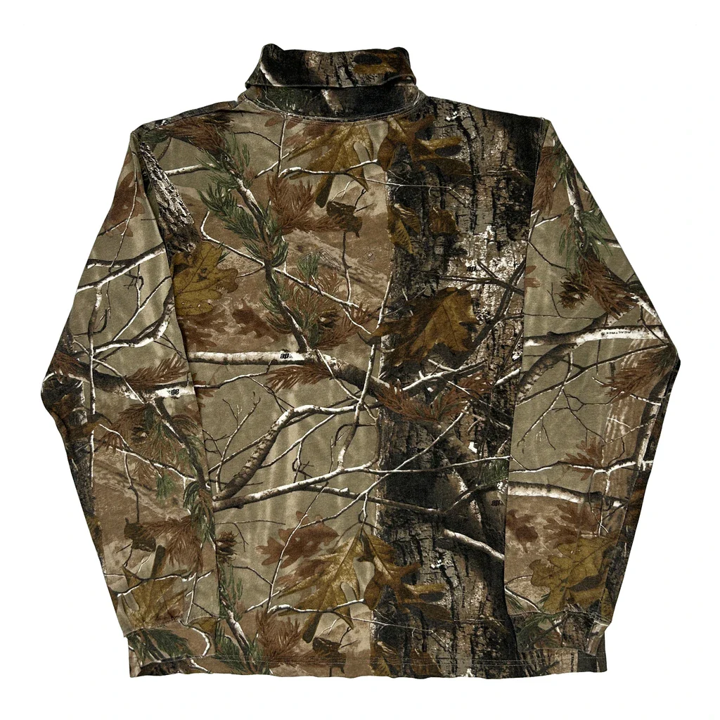 Guide Series Camo Rollneck - Medium Green Cotton - Image 2