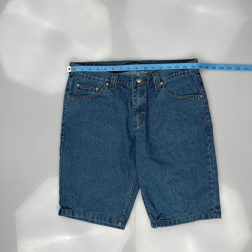 Haans Denim Shorts - 33W 9L Blue Denim - Image 3