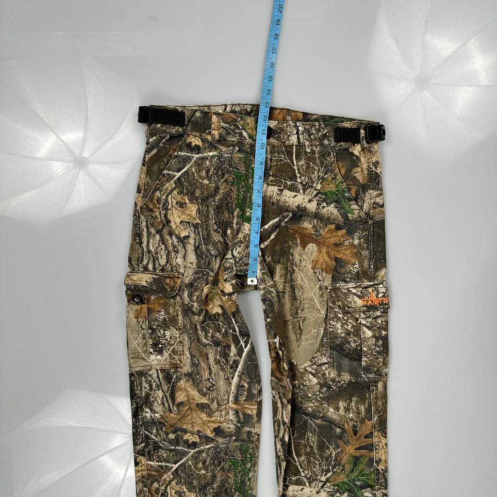 Habit Camo Cargo Trousers - 33W 31L Camo Cotton - Image 4