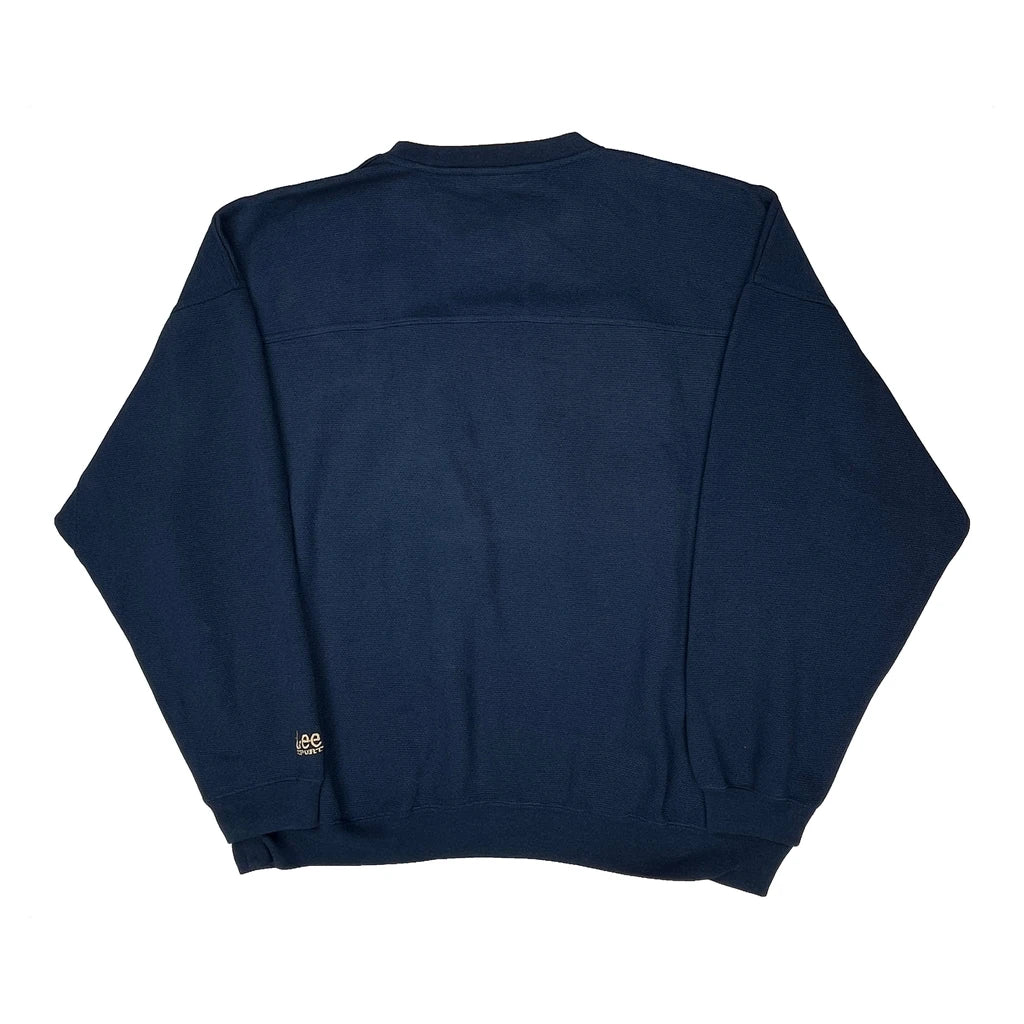 Hall Of Fame Lee Sport Graphic Sweatshirt - 2XL Navy Polyester Blend - Image 2