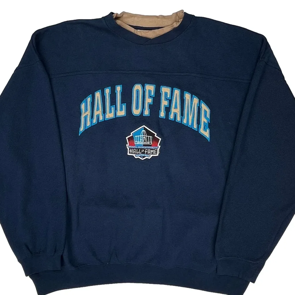 Hall Of Fame Lee Sport Graphic Sweatshirt - 2XL Navy Polyester Blend - Image 4