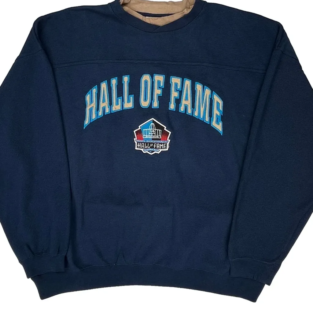 Hall Of Fame Lee Sport Graphic Sweatshirt - 2XL Navy Polyester Blend - Image 5