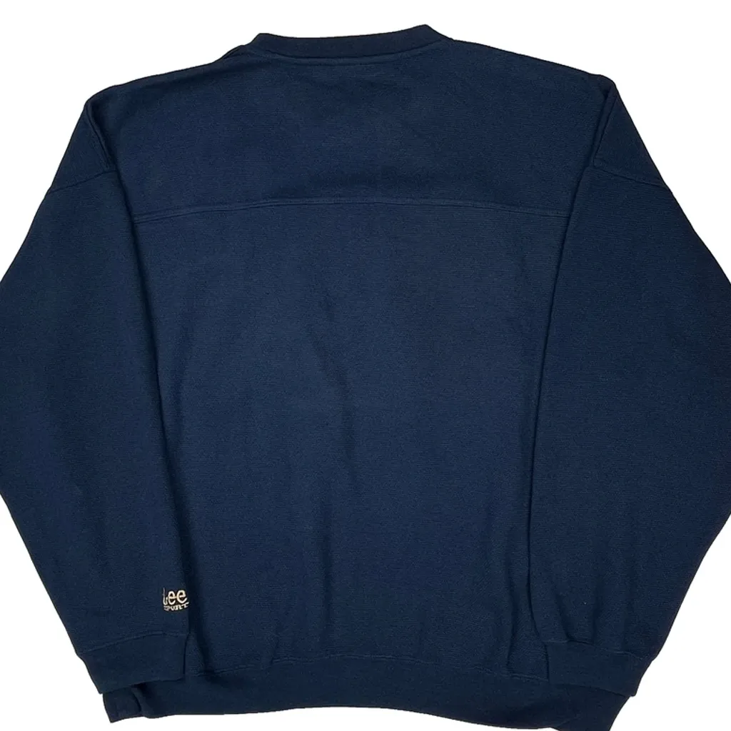 Hall Of Fame Lee Sport Graphic Sweatshirt - 2XL Navy Polyester Blend - Image 6