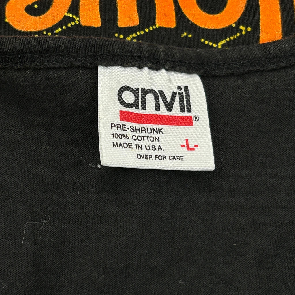 Halloween '92 Run Camp-Out Lahaina Maui Anvil Graphic Tank Top - Large Black Cotton - Image 3