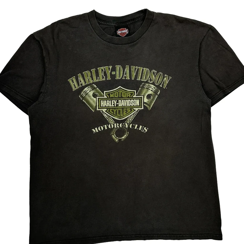Hampton Roads Harley Davidson Graphic T-Shirt - XL Black Cotton - Image 4