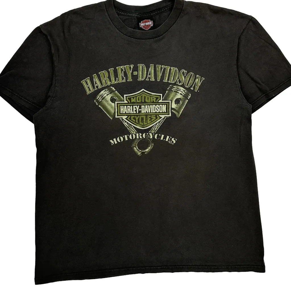 Hampton Roads Harley Davidson Graphic T-Shirt - XL Black Cotton - Image 5