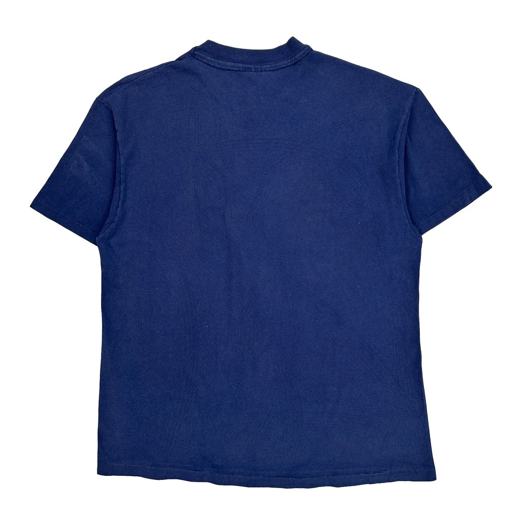 Hanes Cartoon T-Shirt - Large Blue Cotton - Image 2
