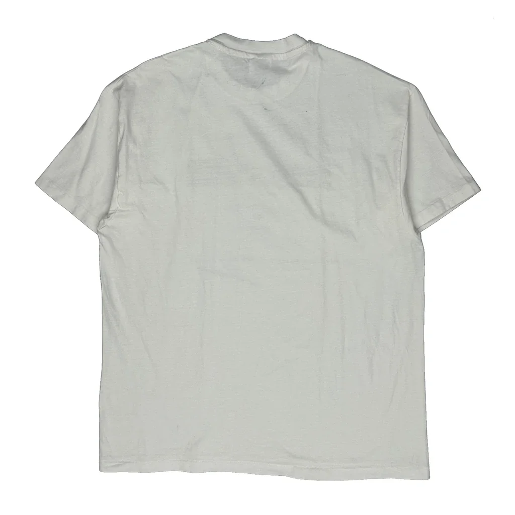 Hanes Graphic T-Shirt - XL White Cotton - Image 2