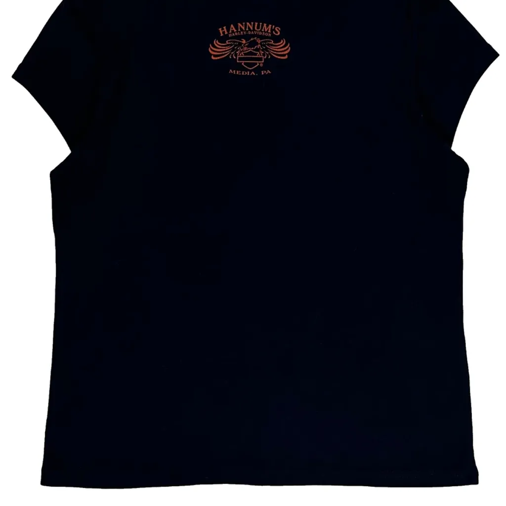 Hannum'S Media, Pa Harley Davidson Graphic T-Shirt - XL Black Cotton - Image 7