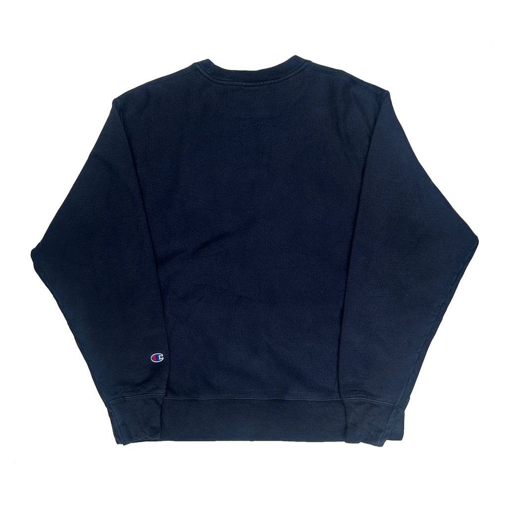 Harbor Springs Michigan Champion College Sweatshirt - Large Navy Cotton - Image 2