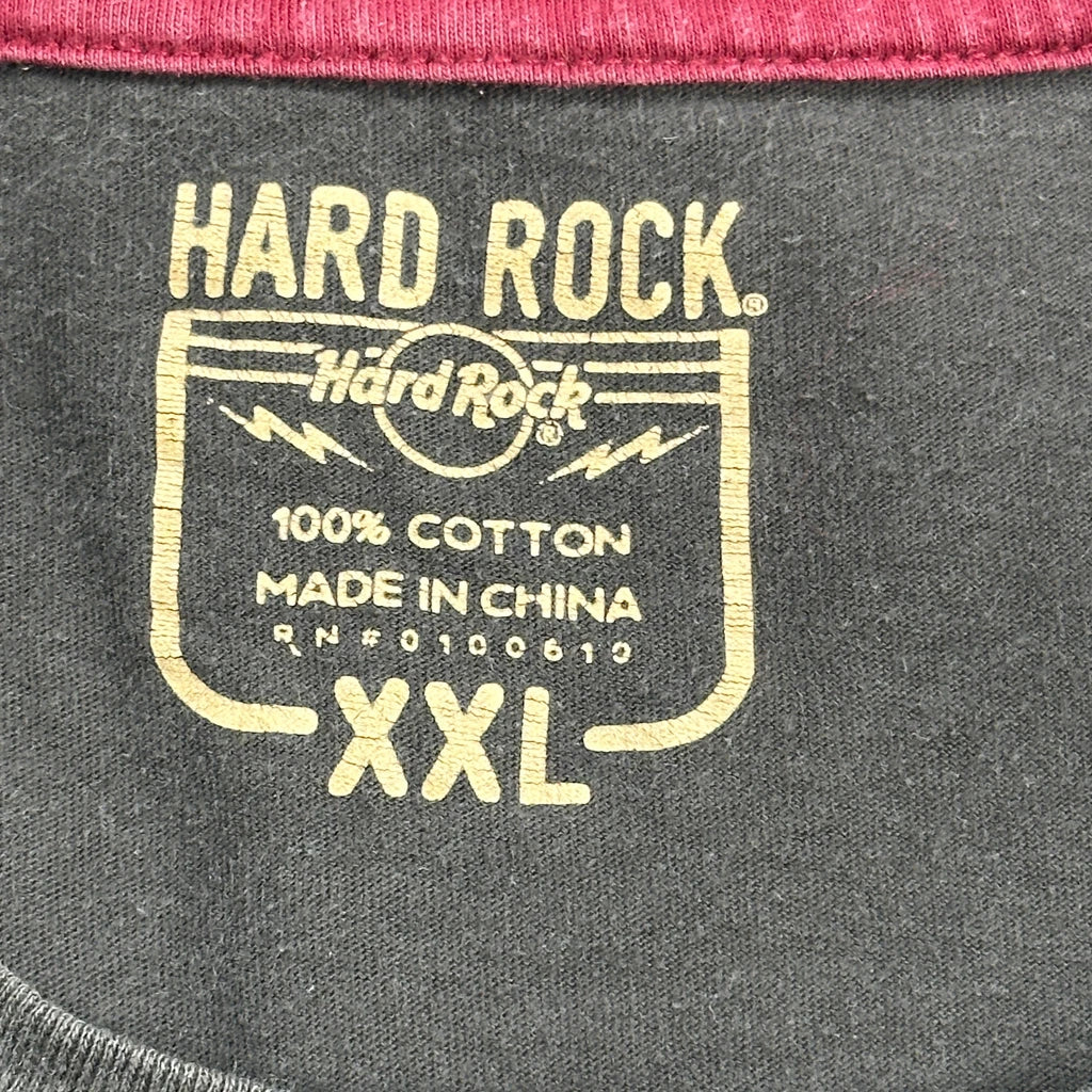 Hard Rock Cafe Graphic T-Shirt - 2XL Black Cotton - Image 3