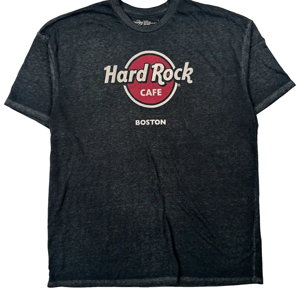 Hard Rock Cafe T-Shirt - 2XL Gray Polyester Blend - Image 4
