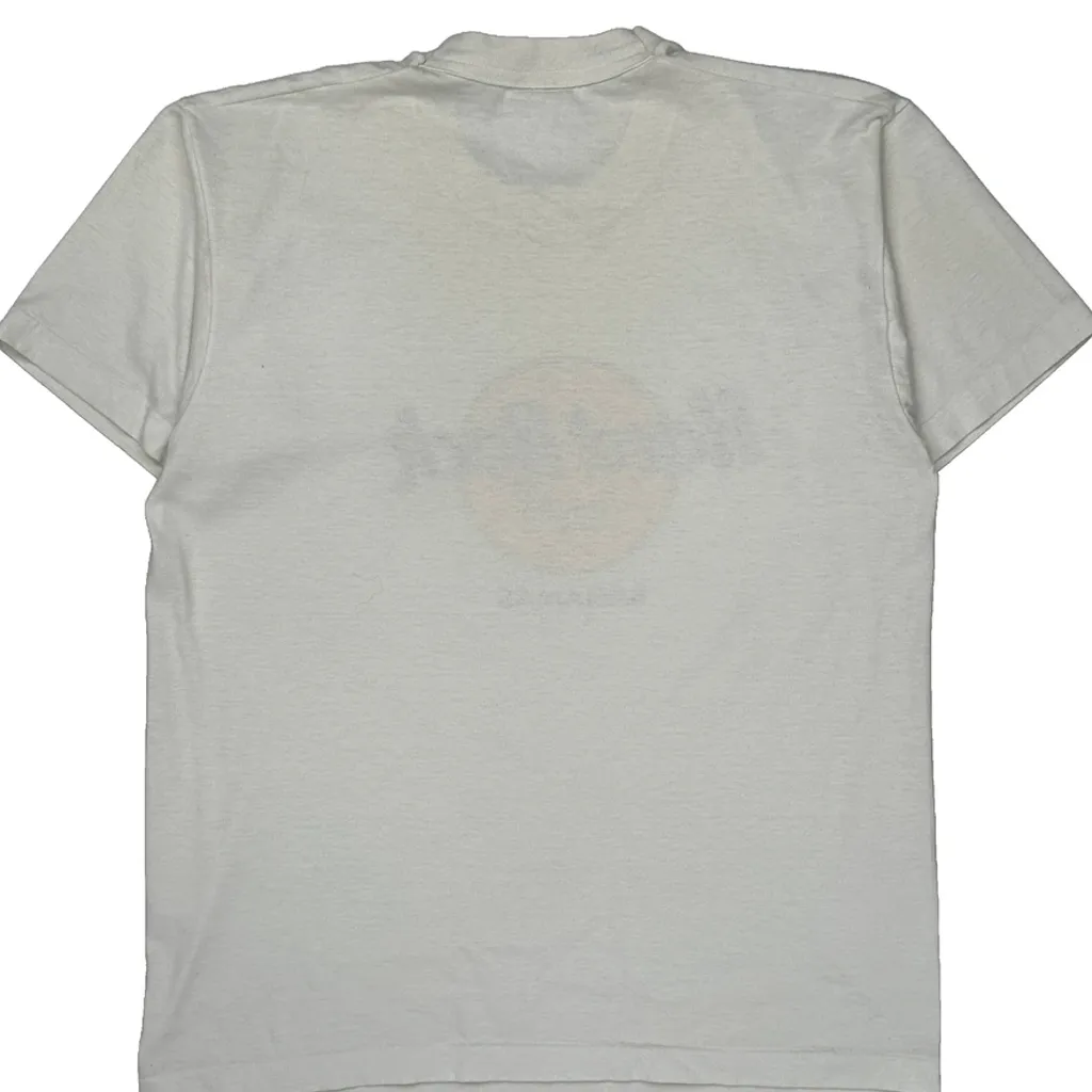 Hard Rock Cafe Single Stitch T-Shirt - XL White Cotton - Image 6