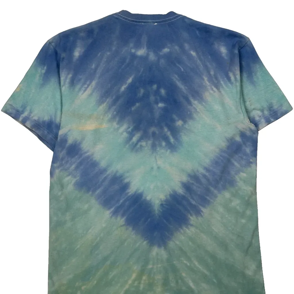 Hard Rock Cafe Tie-Dye T-Shirt - Small Blue Cotton - Image 6