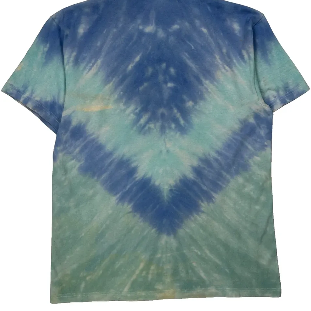 Hard Rock Cafe Tie-Dye T-Shirt - Small Blue Cotton - Image 7