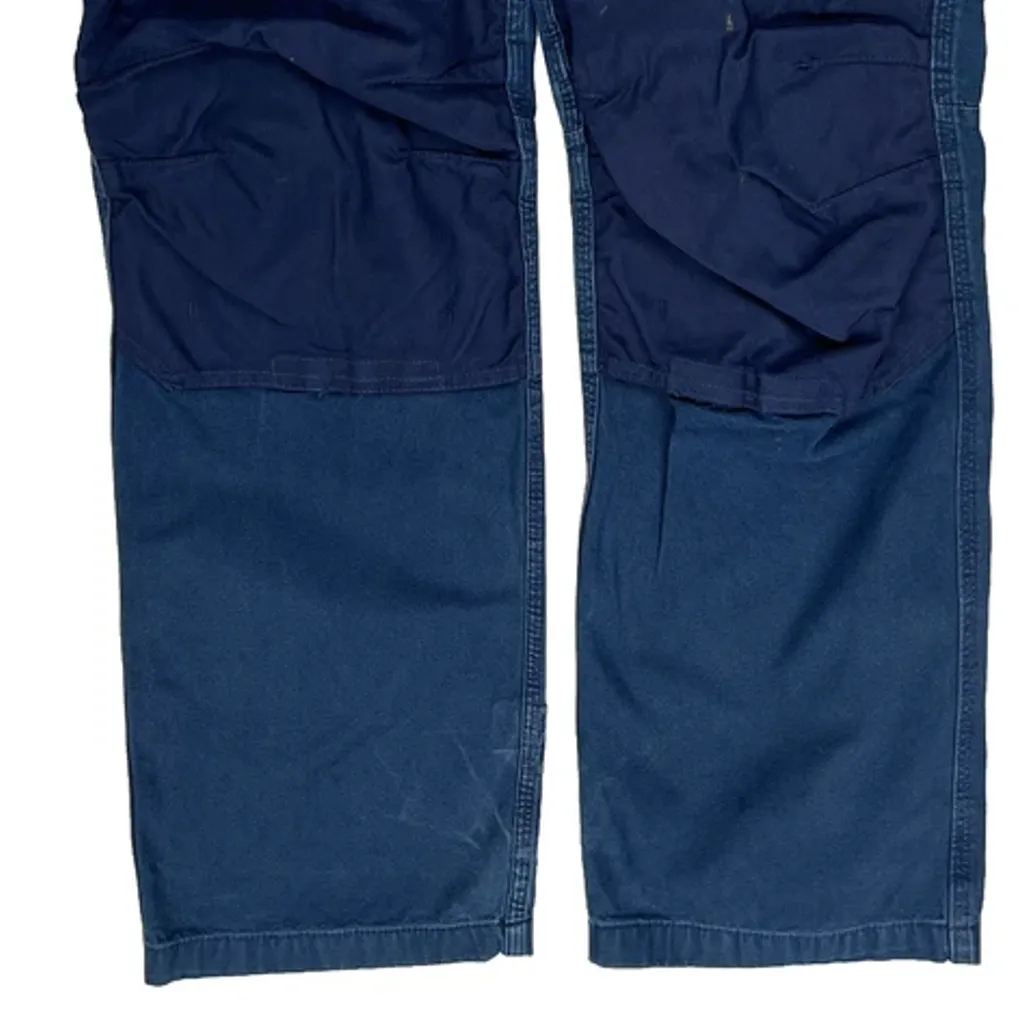 Hard Yakka Double Knee Carpenter Jeans - 34W 31L Blue Cotton - Image 10