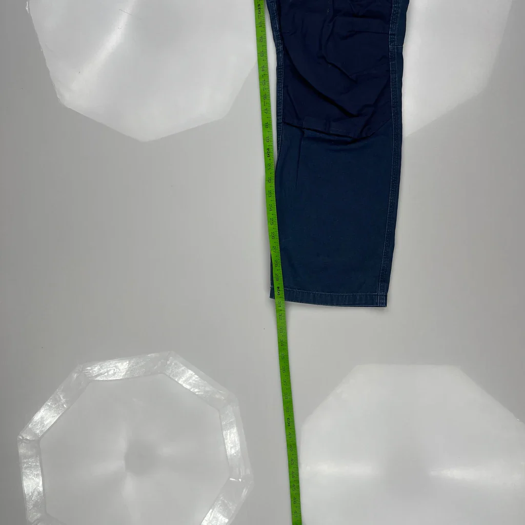 Hard Yakka Double Knee Carpenter Jeans - 34W 31L Blue Cotton - Image 5