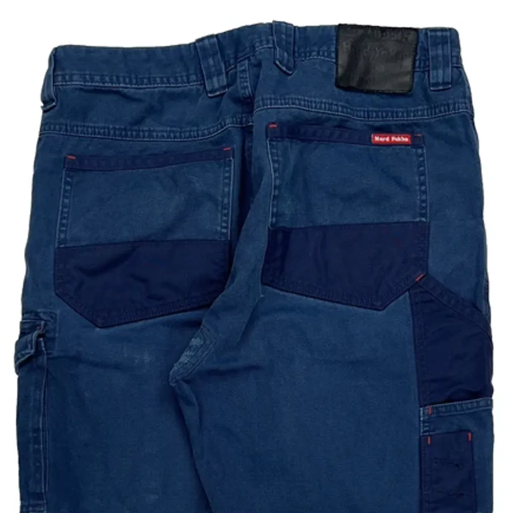 Hard Yakka Double Knee Carpenter Jeans - 34W 31L Blue Cotton - Image 8