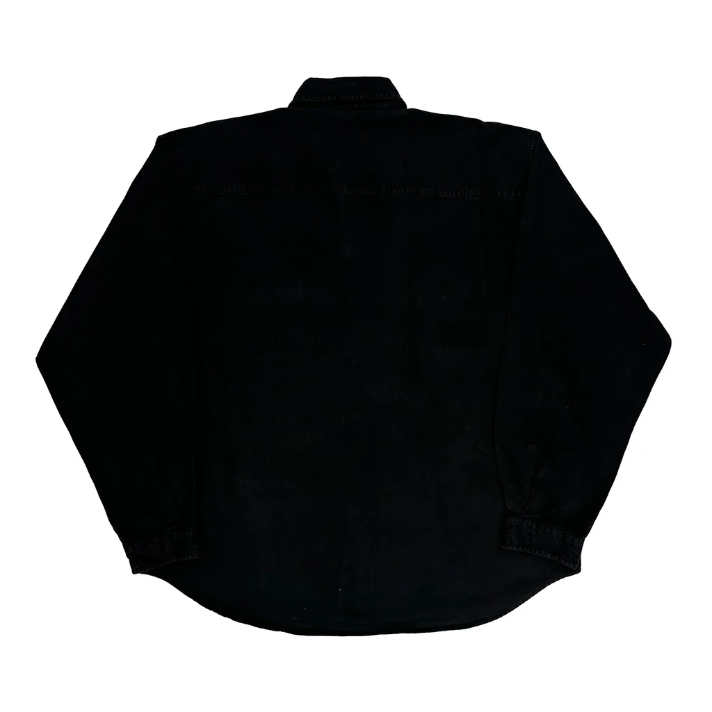 Harley Davidson Denim Shirt - XL Black Cotton - Image 2