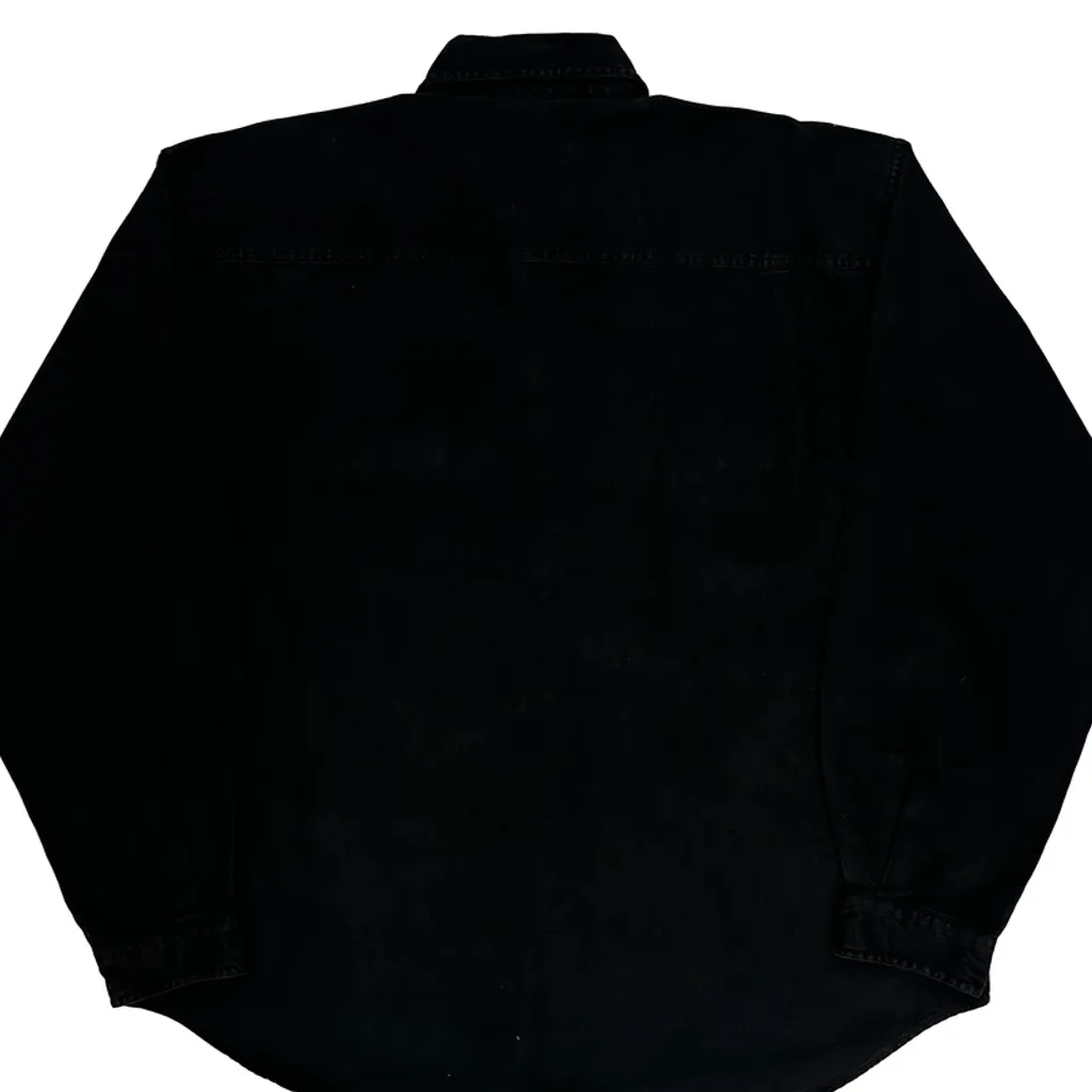Harley Davidson Denim Shirt - XL Black Cotton - Image 7