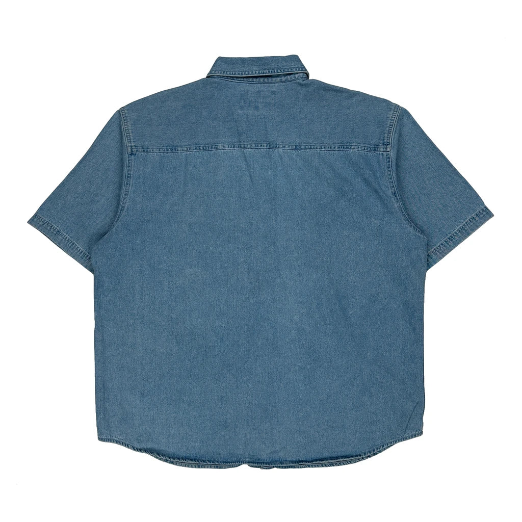 Harley Davidson Denim Shirt - XL Blue Cotton - Image 2