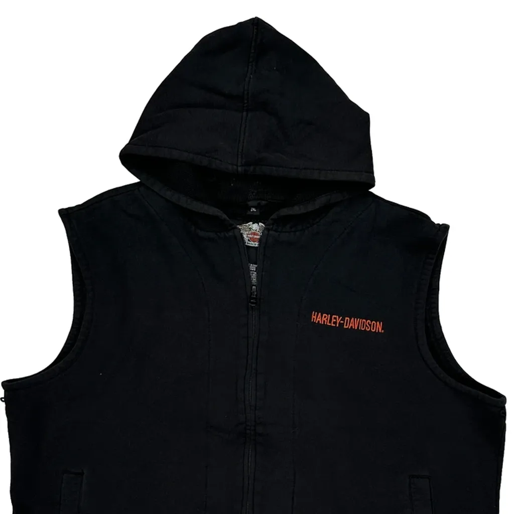 Harley Davidson Gilet - 2XL Black Cotton - Image 5