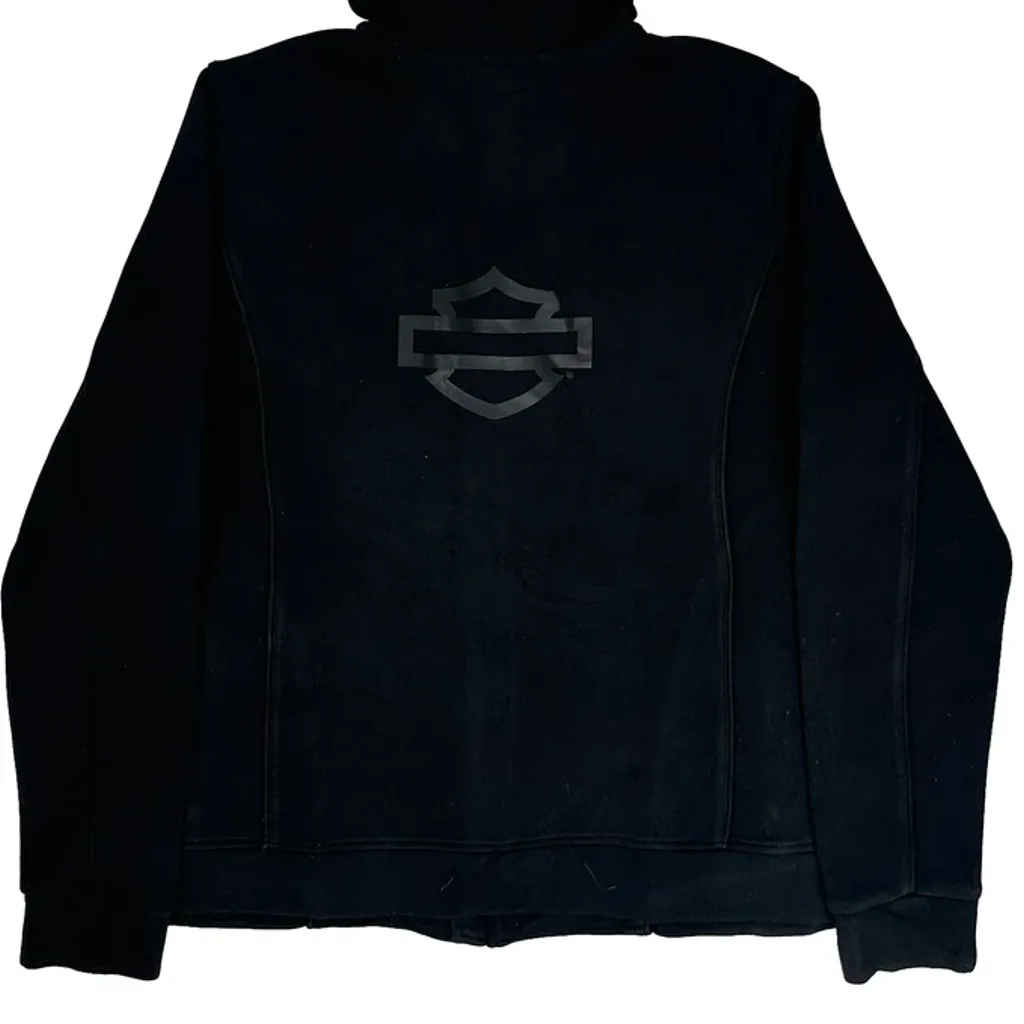 Harley Davidson Hoodie - XL Black Cotton - Image 7