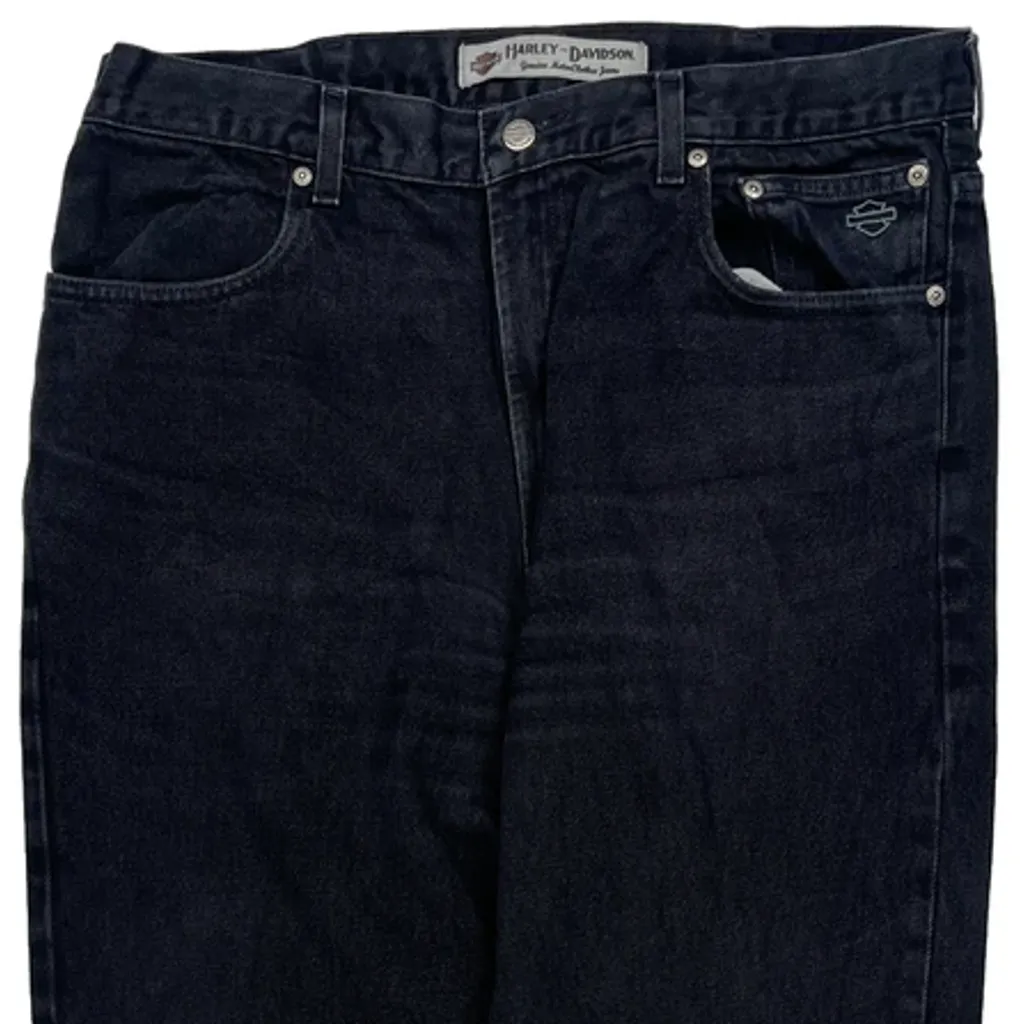 Harley Davidson Jeans - 35W 32L Black Cotton - Image 10