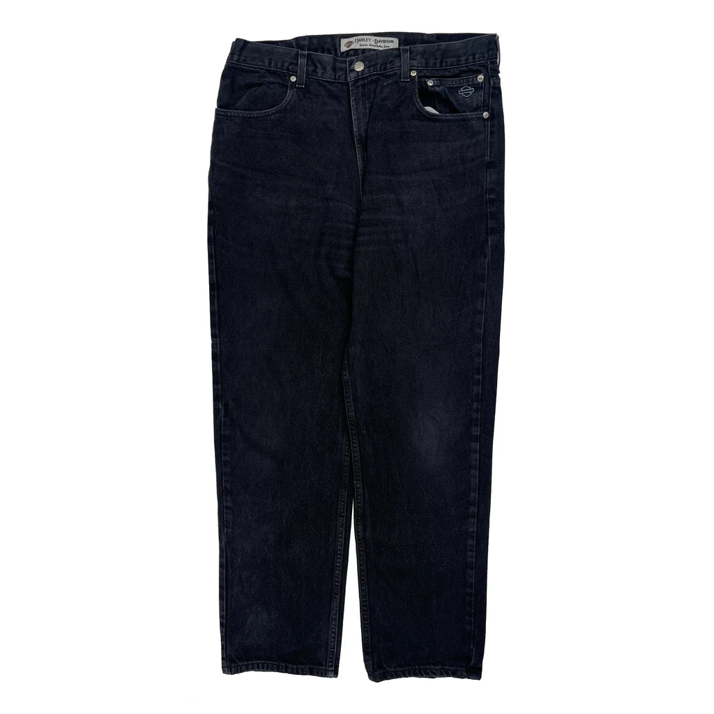 Harley Davidson Jeans - 35W 32L Black Cotton - Image 2