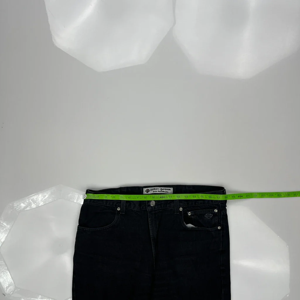 Harley Davidson Jeans - 35W 32L Black Cotton - Image 3