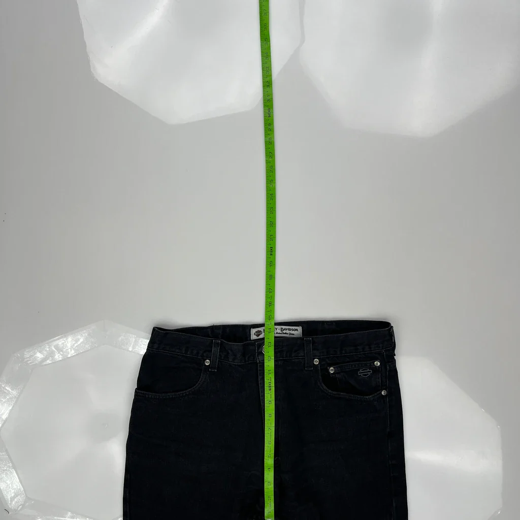 Harley Davidson Jeans - 35W 32L Black Cotton - Image 4