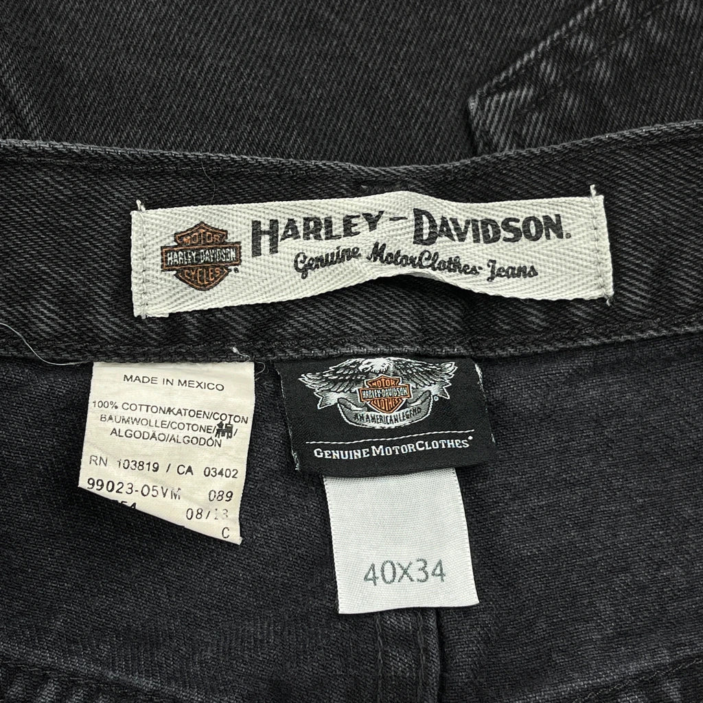 Harley Davidson Jeans - 38W 34L Black Cotton - Image 6
