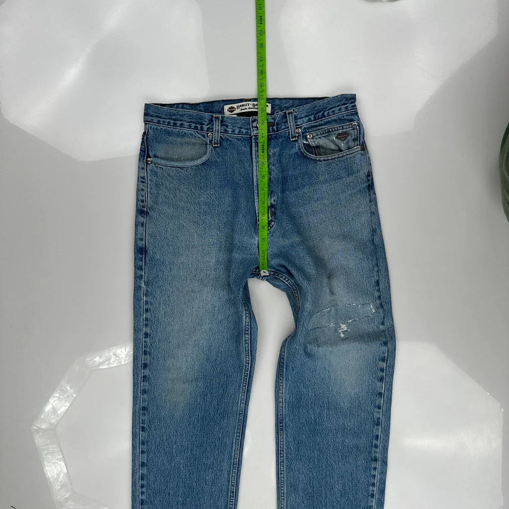 Harley Davidson Jeans - 32W 29L Blue Cotton - Image 4